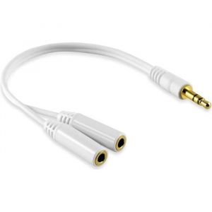 INSTEN Câble Adaptateur - Doubleur-Splitter-Diviseur-Répartiteur - Audio Stéréo - 1 jack 35mm mâle vers 2 jack 35 mm femelles P...