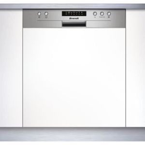 Lave-vaisselle semi-encastrable BRANDT LVE334X - 13 couverts - 44 dB