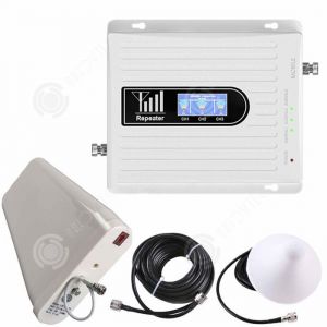 INN Amplificateur de signal de t&eacute;l&eacute;phone 3 bandes FDD 900/1800/2100m B1 B3 B8 4g/5g amplificateur r&eacute;p&eacute;teur GSM amplificateur GSM