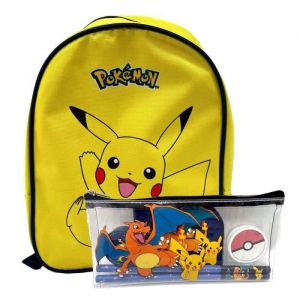 Sac à dos maternelle + Trousse garnie POKEMON