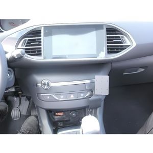 Support voiture BRODIT ProClip pour Peugeot 308 - Montage incliné noir