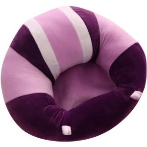 Transat b&eacute;b&eacute; chaise c&eacute;b&eacute; aassis confort doux velours jouet support pour sasseoir dans maison 45*30CM 3-16 mois ( Violet )