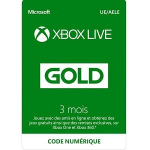 Abonnement Xbox Live 3 mois