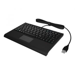Clavier filaire KeySonic ACK-3410 avec pav&eacute; tactile USB - RAIDSONIC - Noir