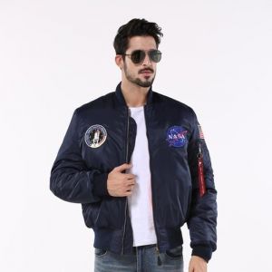 Veste homme Funmoon Nasa pilote camouflage militaire