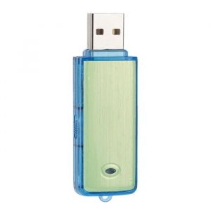 HURRISE Enregistreur vocal USB SK‑858 Mini Enregistreur Vocal Numérique 8 Go Enregistrement de Clé USB pour Réunions