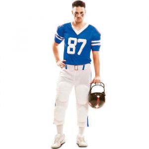 D&eacute;guisement - Footballeur Am&eacute;ricain Bleu - Adulte - Soir&eacute;es &agrave; th&egrave;me - Sportif