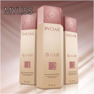 Lissage br&eacute;silien - INOAR Ghair - Anti-volume - 3 x 1 litre