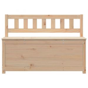 Black Friday Banc salon - JILL - Banquette/Coffre - 110x41x765 cm - Bois de pin massif BB467