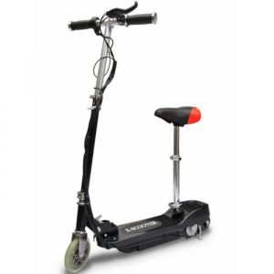 Trottinette &eacute;lectrique - OVONNI - Mod&egrave;le avec Si&egrave;ge - Moteur 120 W - Vitesse 12 km/h - Noir