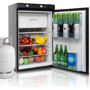 Réfrigérateur à gaz - Smeta - Réfrigérateur Trimix 12V/220V/gaz - 100 litres - Camping
