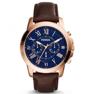 Montre homme FOSSIL GRANT FS5068. Fashion. Sport. - Bleu