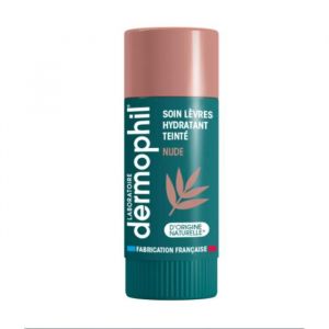 Soin des l&egrave;vres - Dermophil - Teint&eacute; nude - Hydratation - Protection - 4g