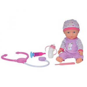 Poupée Docteur avec 4 accessoires 30cm AIMANTINE