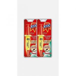 CATCH - Gel insecticide anti cafards et blattes seringue 10 Gr (Lot de 2 seringues)