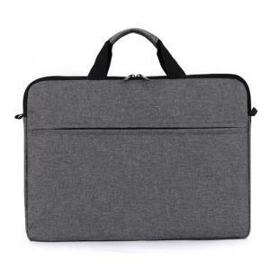 Sacoche Housse Ordinateur Portable 17 Pouces - Nylon - Anti-Choc Ultra-L&eacute;ger Multi-Poches - Gris
