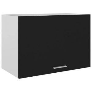 Meuble Haut cuisine-Armoire suspendue Noir 60x31x40 cm Bois dingénierie SHL381492