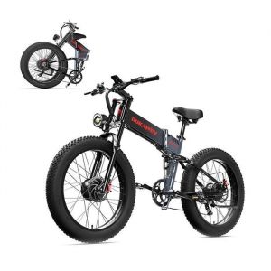 V&eacute;lo &eacute;lectrique pliable Dukawey BST-6 1000W*2 double moteur 48V 175Ah 26*40 tout-terrain frein hydraulique 85Nm 7 vitesses 42km/h