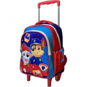 PAT PATROUILLE-PAW PATROL- TROLLEY-CARTABLE A ROULETTES SCOLAIRE-31X24X15 CM.MATERNELLE.