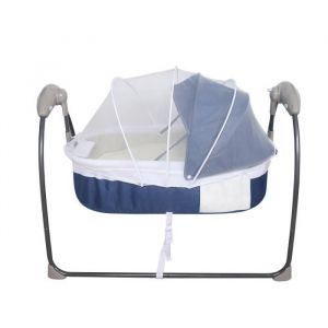 Transat électrique 5 vitesses balançoire pour bébé berceau transat jusquà 18 kg bleu