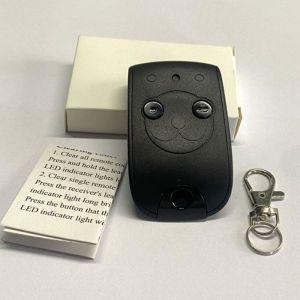 SOMFY NS 2 RTS 433.42MHz t&eacute;l&eacute;commande de porte de Garage Compatible avec SOMFY Keygo 2RTS/4RTS/NS 4 RTS 433.42MHz ouvre-porte-noir