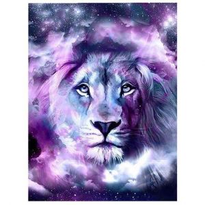 5D diamond painting5D Diamond Painting DIY Kits Lion Animal Bête Broderie Diamant Kits De Broderie Au Point De Croix(30x40cm)