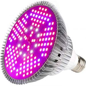 Ampoule LED de Croissance &agrave; Spectre Complet 300W E27 Plante Dint&eacute;rieur &eacute;l&egrave;vent pour Serre Jardin