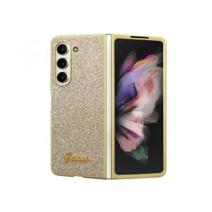 &Eacute;tui Guess Pour Samsung Galaxy Z Fold5 Coque Rigide Or Protection Script Paillettes