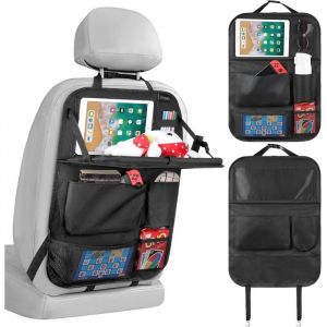 Protection de dossier de voiture organisateur de si&egrave;ge de voiture organisateur de si&egrave;ge arri&egrave;re avec rangement pour tablette