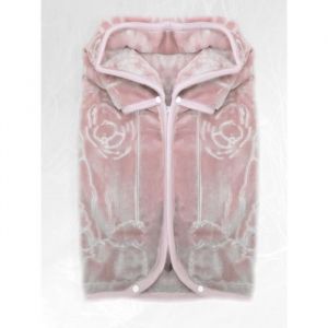 BABY SAC UNI -EXTRA DOUX - ROSE/PINK- 80 X 90 CM