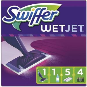 Swiffer WetJet Balai Spray Kit de D&eacute;marrage pour Tous Types de Sol