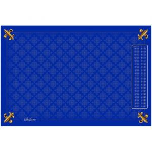 Tapis de cartes belote excellence bleu - Pièces & accessoires - Jeux de société