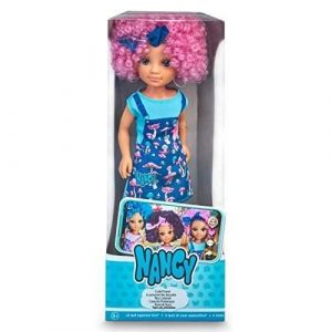 Poup&eacute;e Nancy Curly Power 43 cm - NANCY - Multicolore - Cheveux boucl&eacute;s - 3 modes
