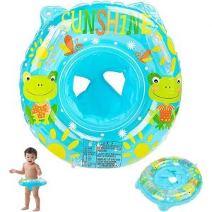 Bou&eacute;e B&eacute;b&eacute; Anneau de Natation pour b&eacute;b&eacute; B&eacute;b&eacute; Si&egrave;ge De Piscine Flotteur de Piscine pour B&eacute;b&eacute; Enfants 6-36 Mois(grenouille bleu)