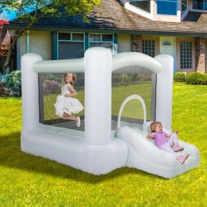 LALAHO - Gonflable Trampoline pour Enfant Aire de Jeux Gonflable avec Souffleur  270*200*170cm