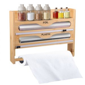 D&eacute;rouleur Mural Parat Royal Support de Rangement Cuisine avec Porte Sopalin Cuisine D&eacute;vidoir Mural Porte Essuie Tout