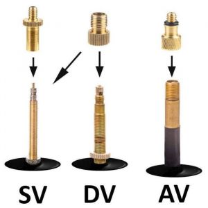 15pcs Adaptateur de valve Adaptateur de pompe à vélo Jeu dadaptateurs en cuivre pur pour ballon gonflable de vélos de soupape