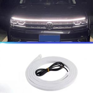 Bande Lumineuse LED Extrieure de Voiture 150cm Bandes Feux Diurnes Flexibles 10-16V Bande Lumineuse de Capot de Voiture Odipie