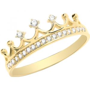 Bague Femme Or 375-1000 avec Oxyde de Zirconium 44913