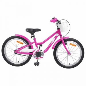 Moderne V&eacute;lo pour Enfants 20 Pouces - V&eacute;lo de montagne pour les 6-11 ans Rose fonc&eacute;@FR(289687)