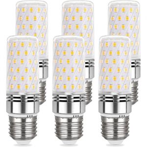 Ampoule E27 Mais LED 16W Blanc Froid  6000K Lot de 61450LM 360&deg; Lumiere &Eacute;quivalent Halog&egrave;ne E27 100W AC 230V