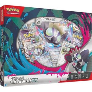 Jeu de cartes - POKÉMON - Collection Grafaiai-Ex - Carte promo holographique géante et boosters JCC