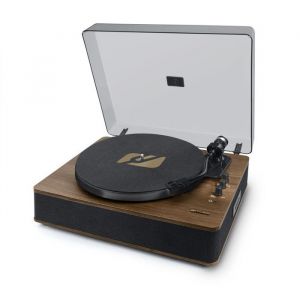 Muse MT-107 BTO Platine vinyle 33/45 Trs Bluetooth USB pour lecture/encodage Finition Noir et bois - Enceintes Stéréo 2x5W