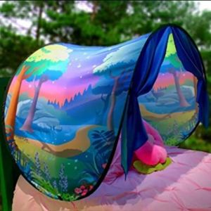 Tente de Lit Pliable Tente de Rêve Enfants Jouer Tente Intérieure Fille Garçon Fantasy Dream House Cadeaux de Noël Fête Soirée