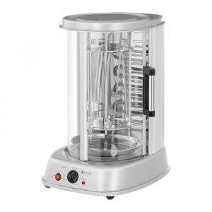 Rôtissoire verticale 3 en 1 acier inoxydable 1 800 watts 31 litres