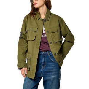 Veste saharienne KAPORAL - Femme - Kaki - 100% coton