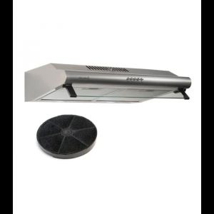 BELDEKO - Hotte Casquette / Visière 60 cm INOX 240 m3/h - 100 Watts - Filtre inclus