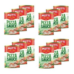 Mutti - Lot 12x Sauce pizza aromatis&eacute;e - Bo&icirc;te 400g