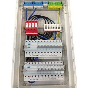 Tableau électrique - HAGER - VA48CN - 4 rangées - 39 modules - Pré-équipé