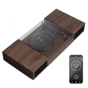 Platine vinyle - AUNA - TT-Play - Bluetooth - 3 vitesses - 2x10 W RCA